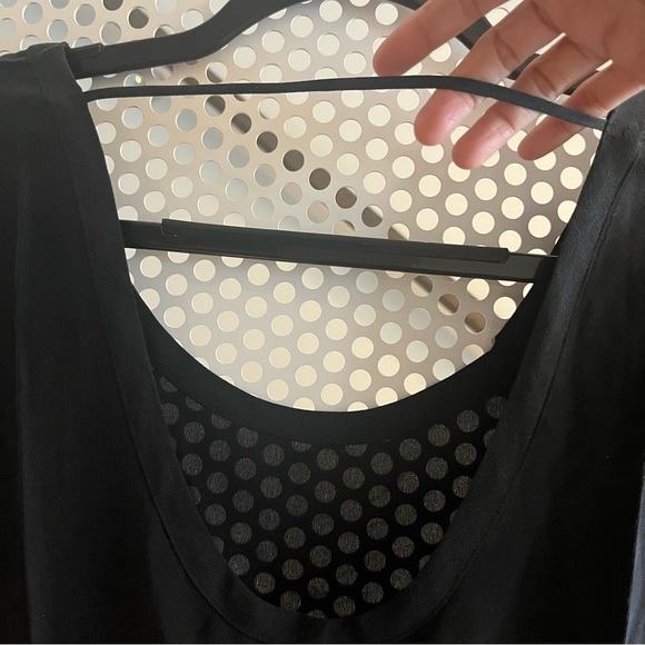 Chaser Silk Crepe Dolman Top Size Medium Black Fits Oversized NWT - Picture 5 of 8